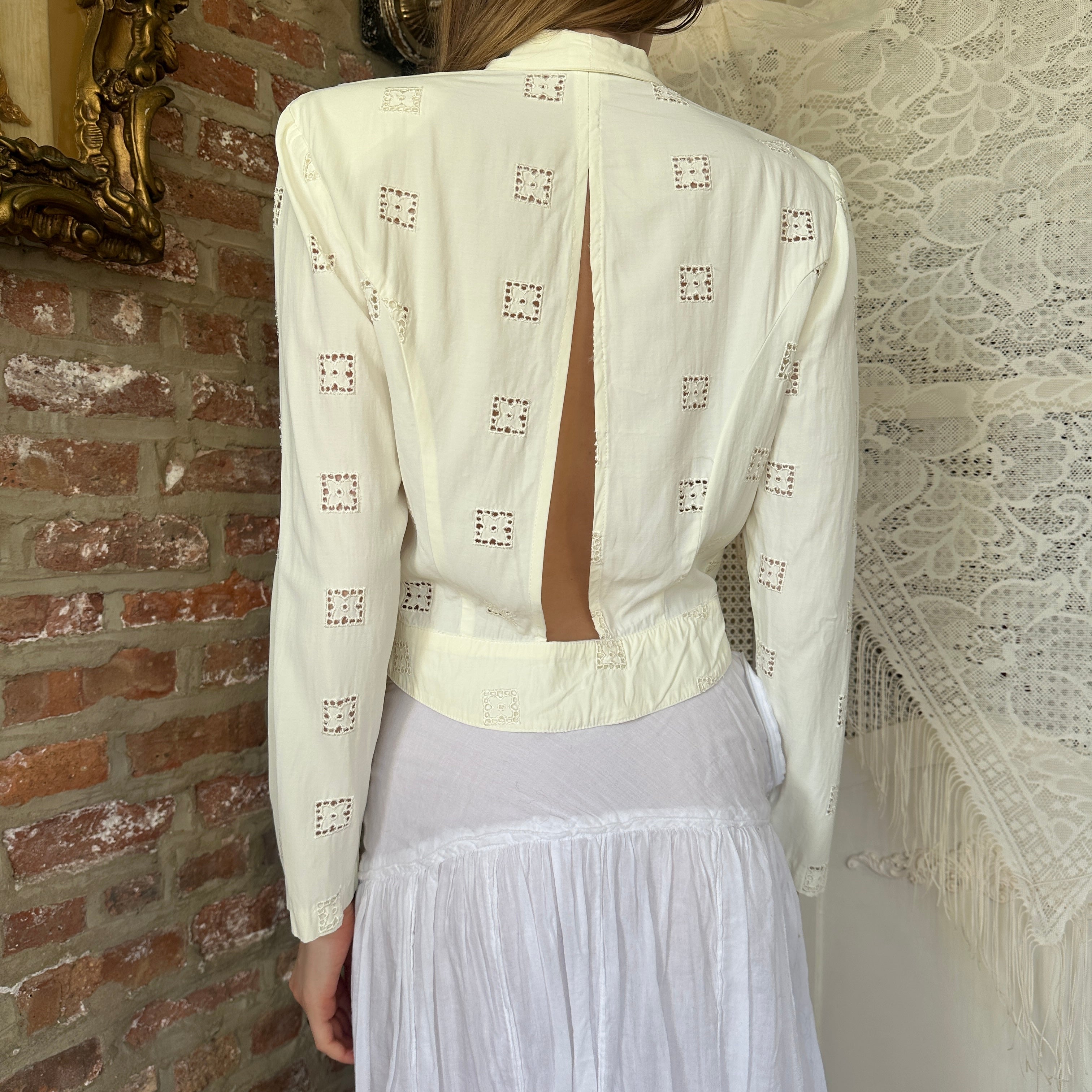 True Vintage Express Eyelet Shacket (S)