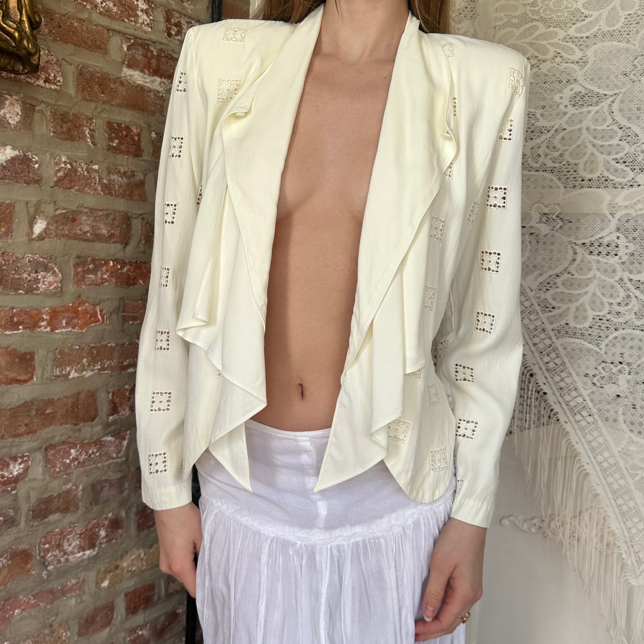 True Vintage Express Eyelet Shacket (S)