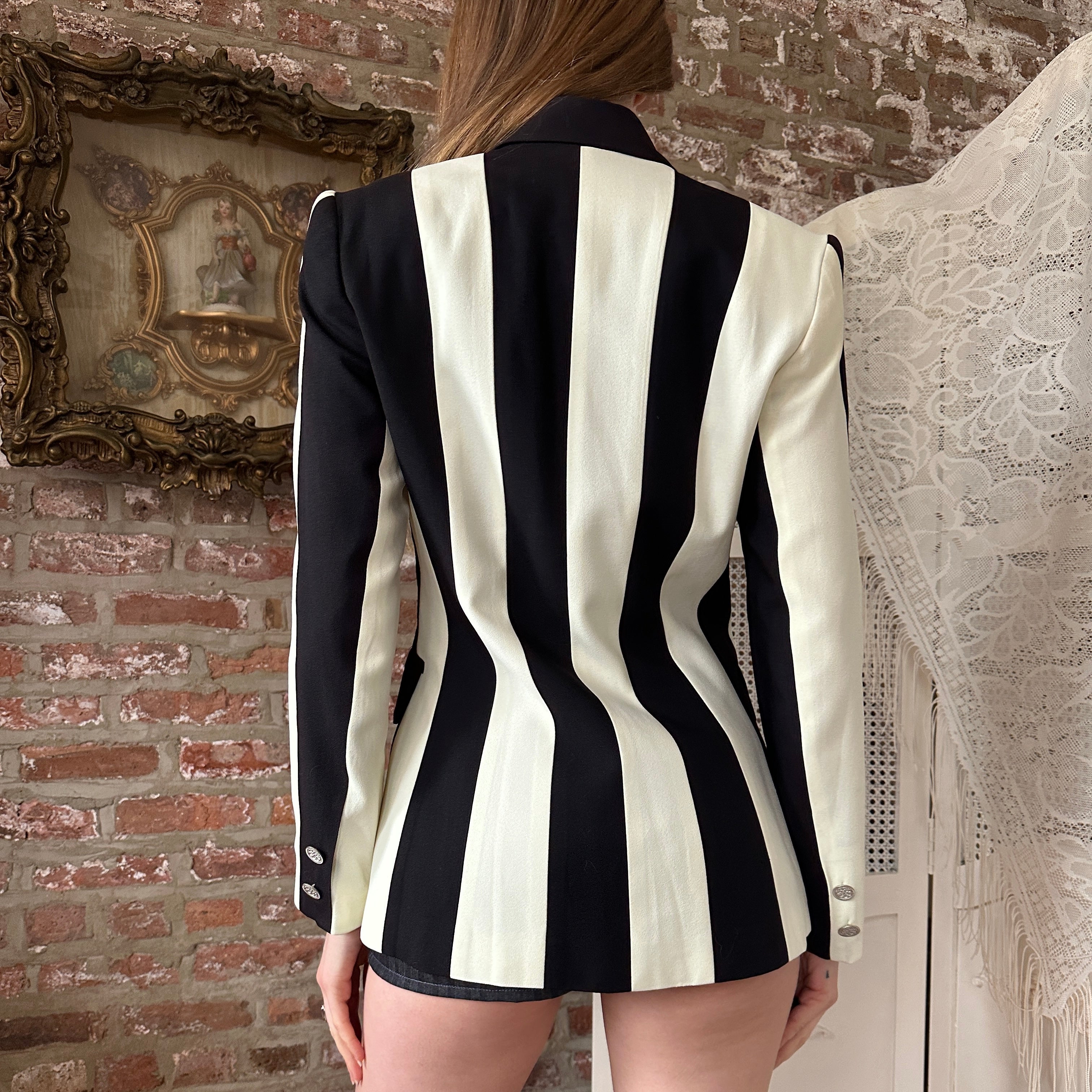 True Vintage Striped Blazer (S)
