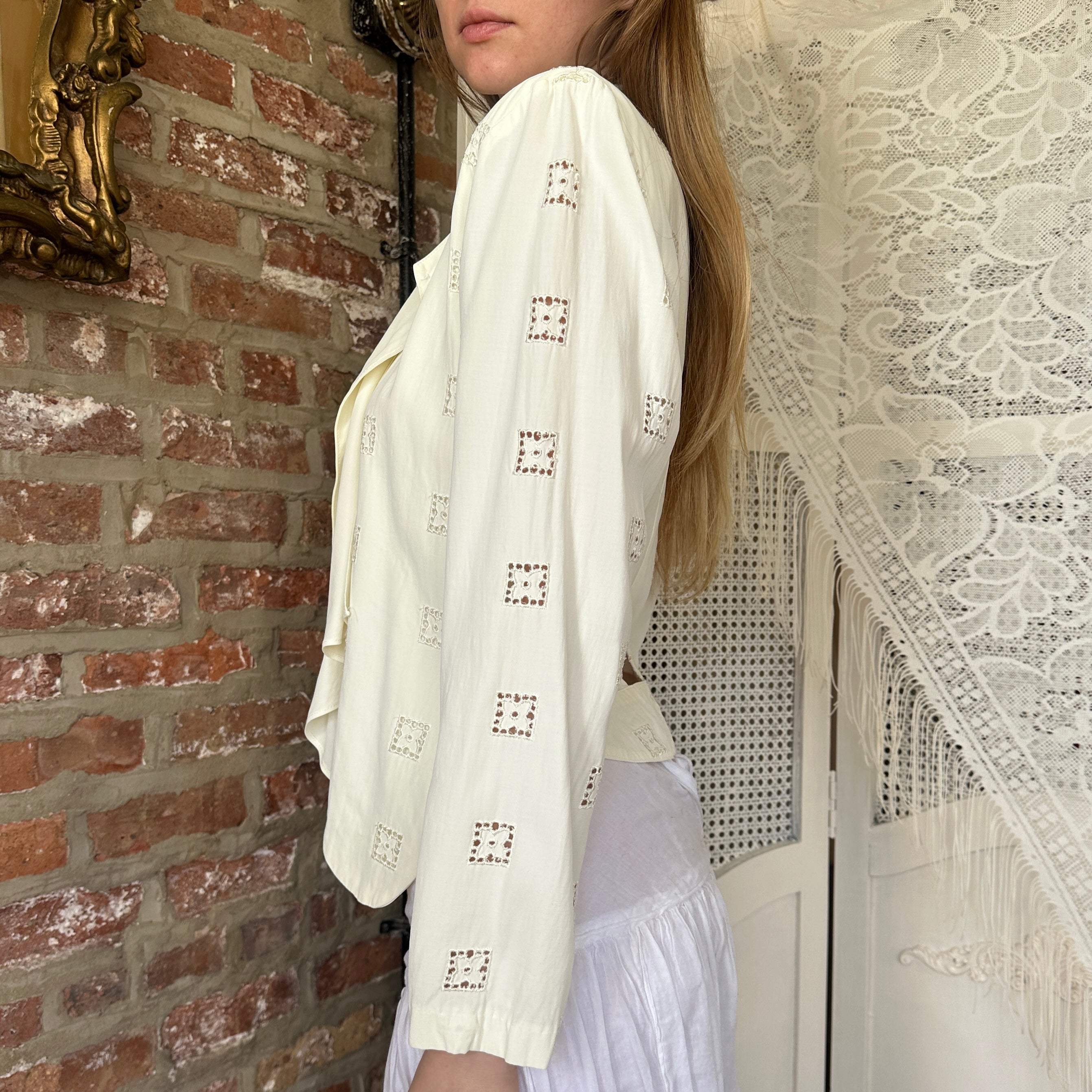 True Vintage Express Eyelet Shacket (S)