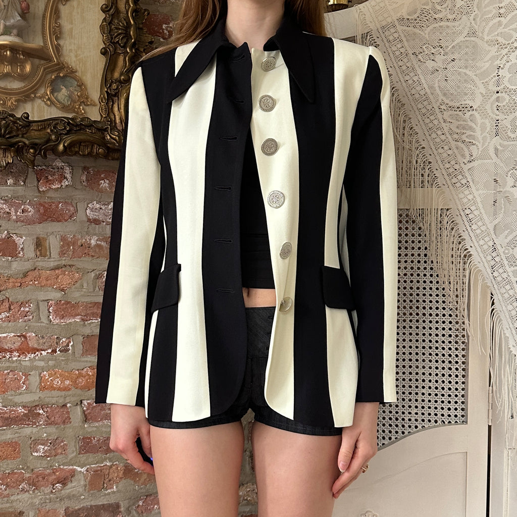 True Vintage Striped Blazer (S)