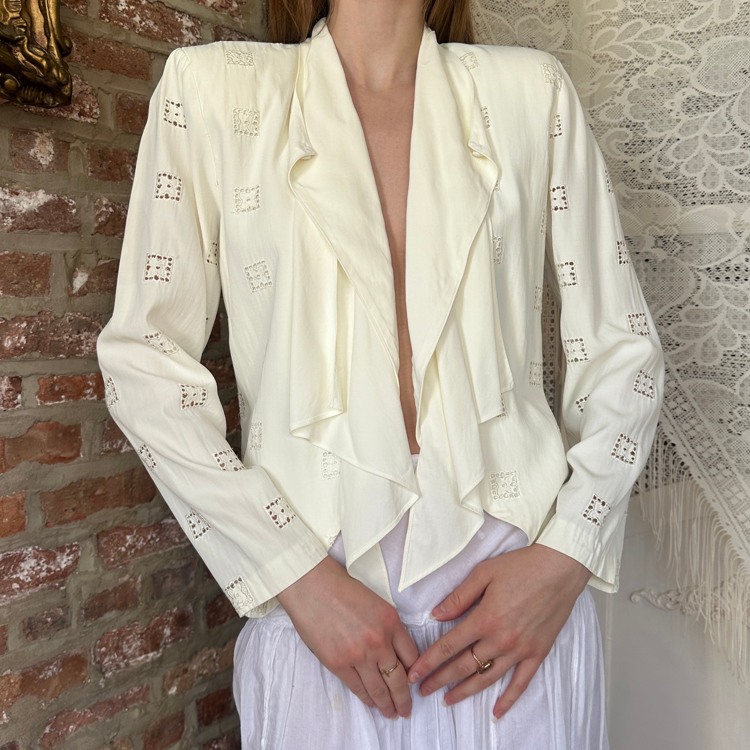 True Vintage Express Eyelet Shacket (S)