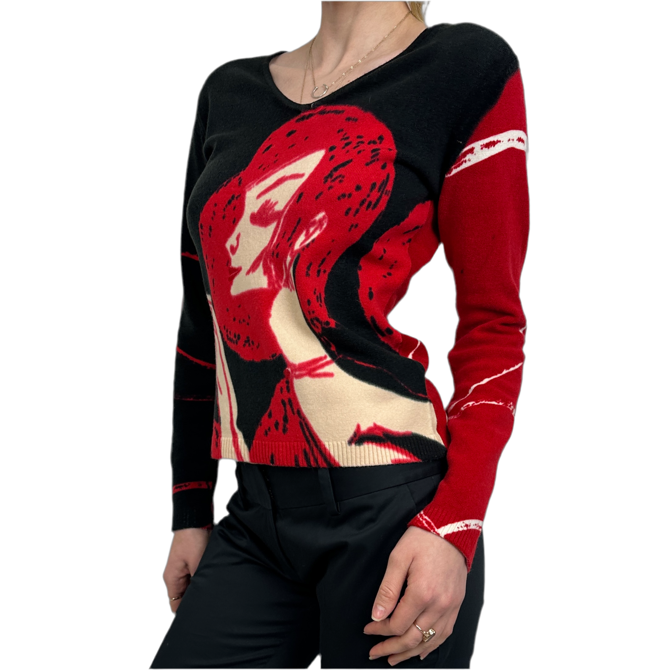 Custo Barcelona Graphic Print Sweater (S)