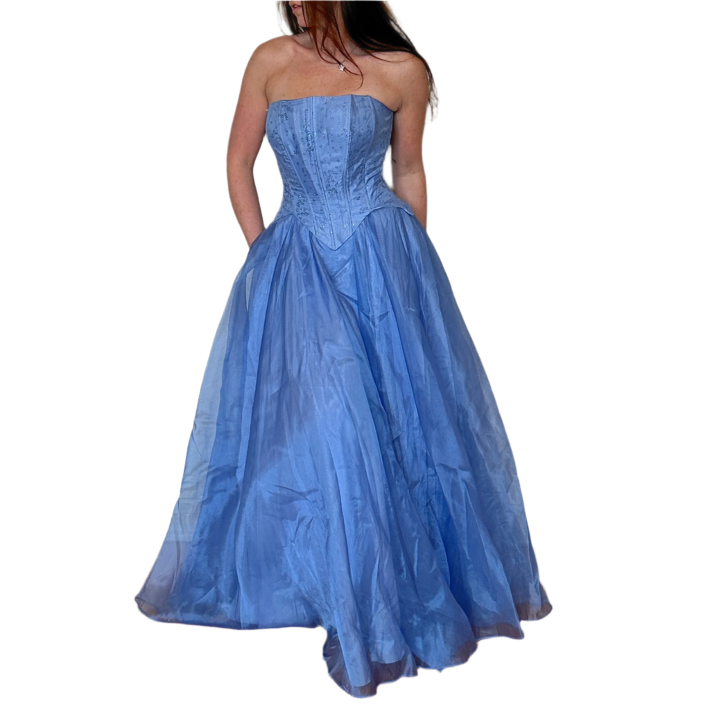 2000s Cinderella Blue Gown (M)