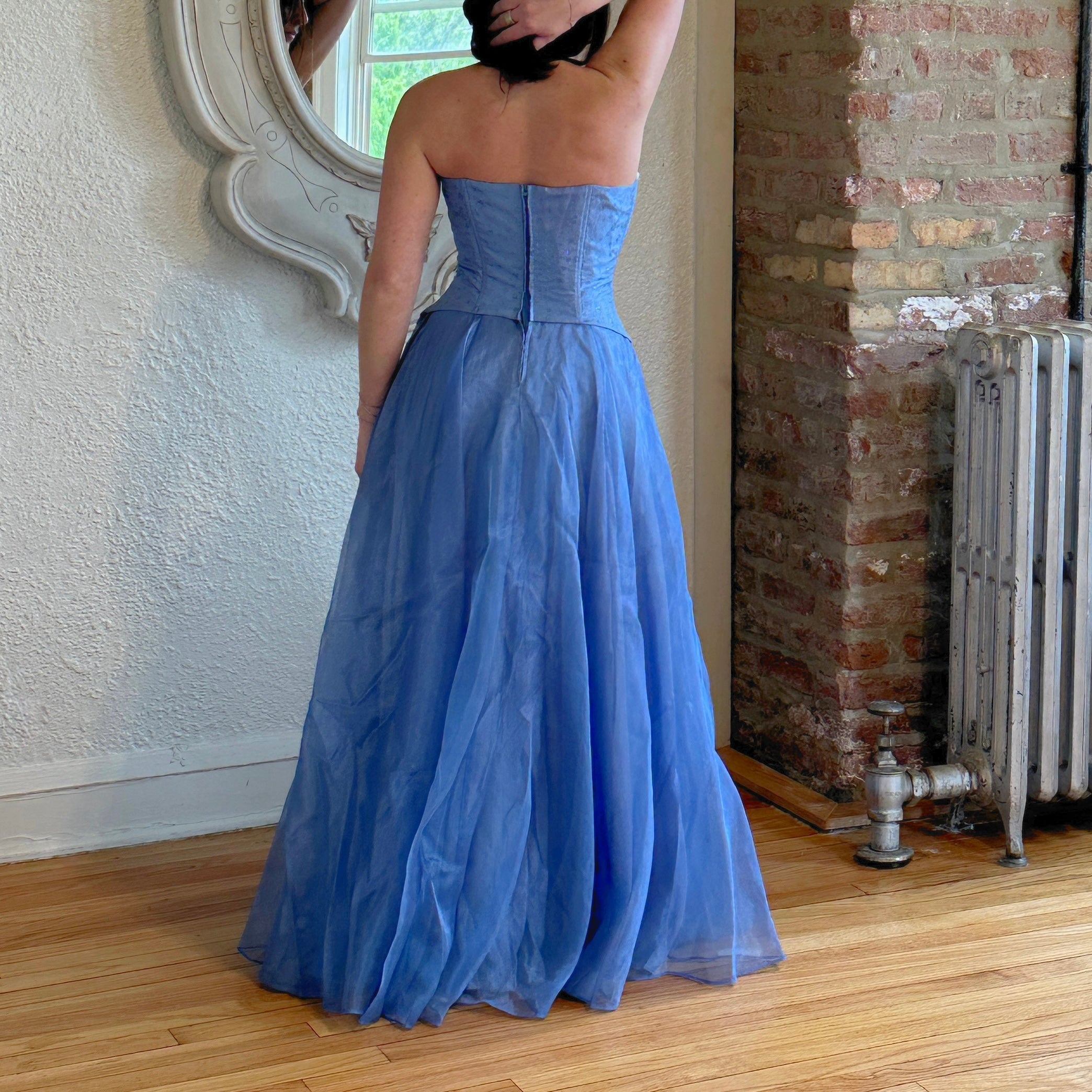 2000s Cinderella Blue Gown (M)
